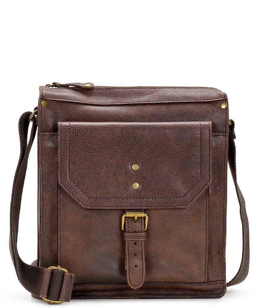 Nash Tuscan II North/South Leather Crossbody Bag