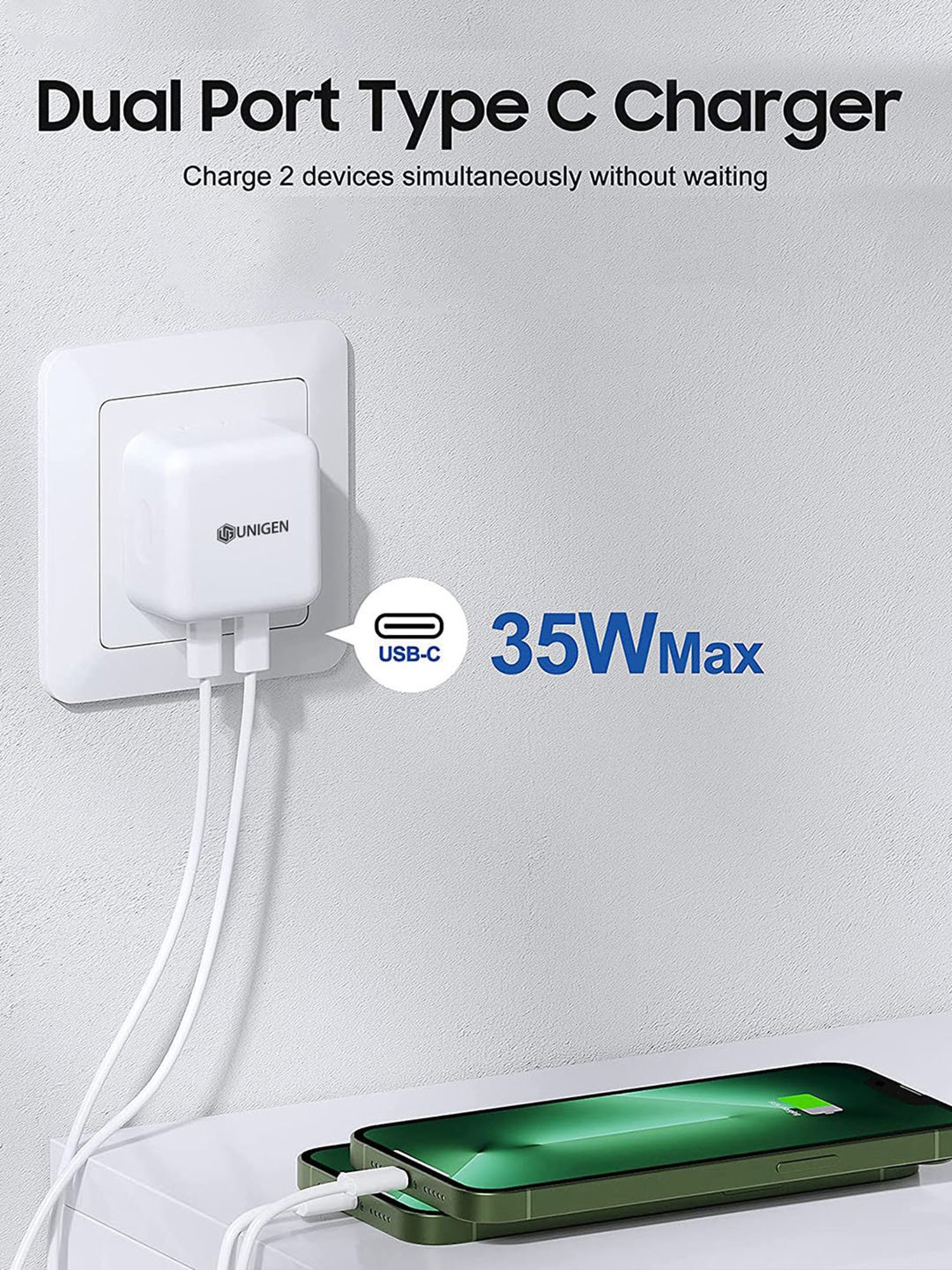 Stuffcool Nuevo PD20W Smallest Wall Charger for Latest iPhone 15,14,13,12 (Yellow)