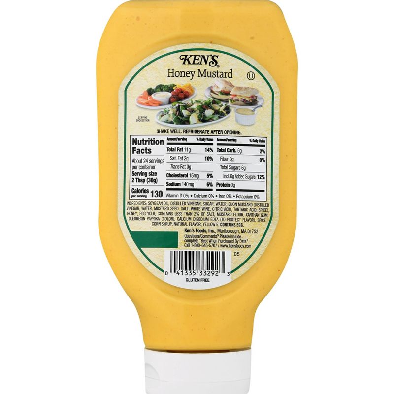 Ken's Steak House Honey Mustard Dressing, Topping & Spread - 24fl oz
