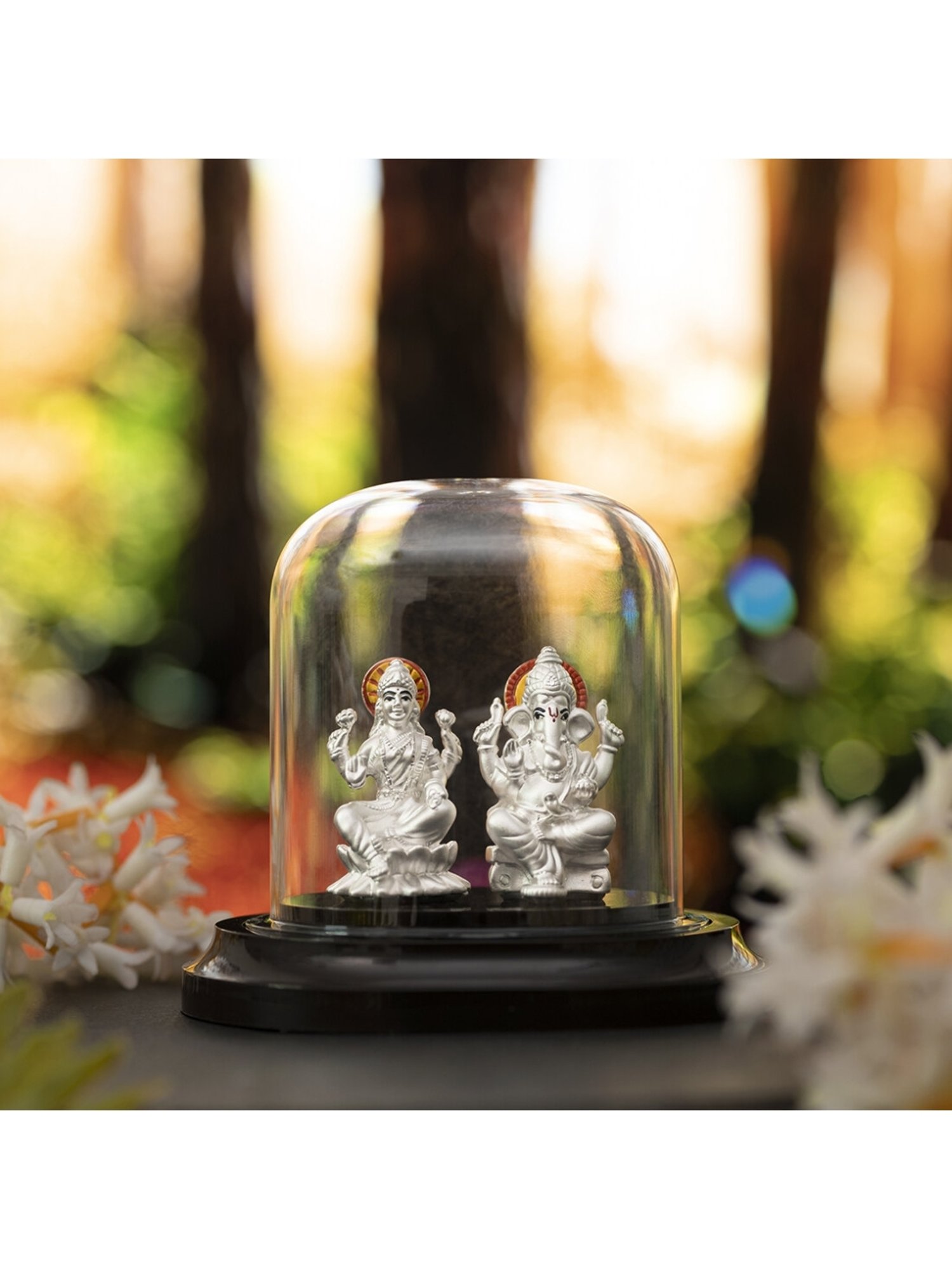 Sri Jagdamba Pearls 0.8 Silver Vishnu Idol