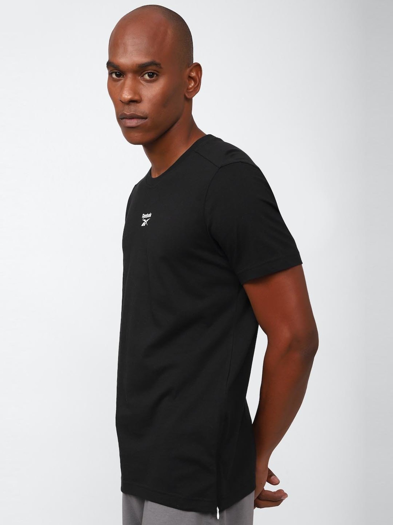Reebok Black Relaxed Fit T-Shirt