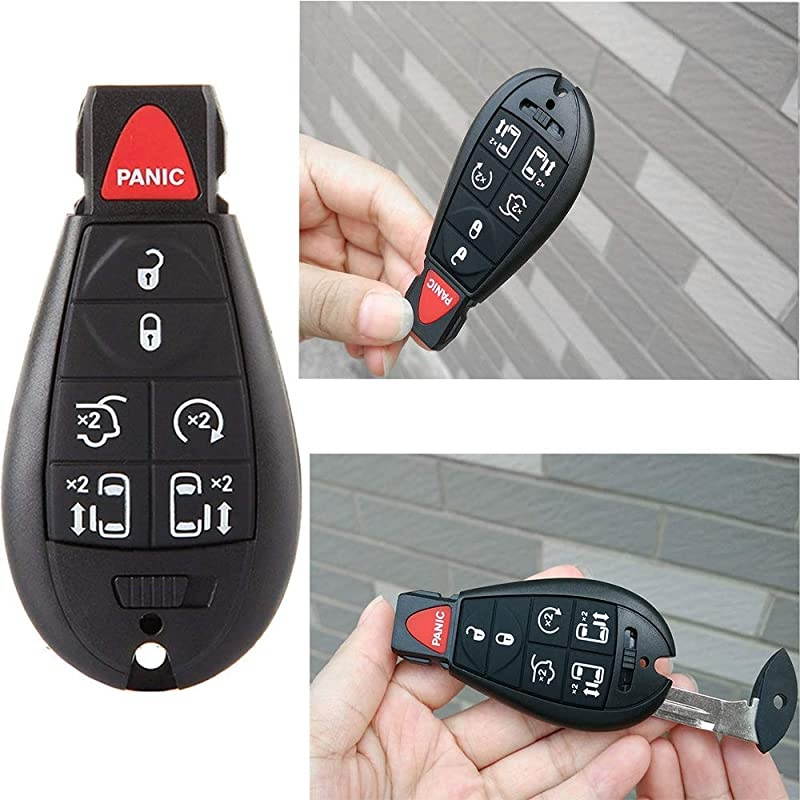 Button Replacement Car Key Fob Keyless Entry Remote M3N5WY83X IYZC01C for 20082015 Chrysler Town and Country20082014 Dodge Grand Caravan