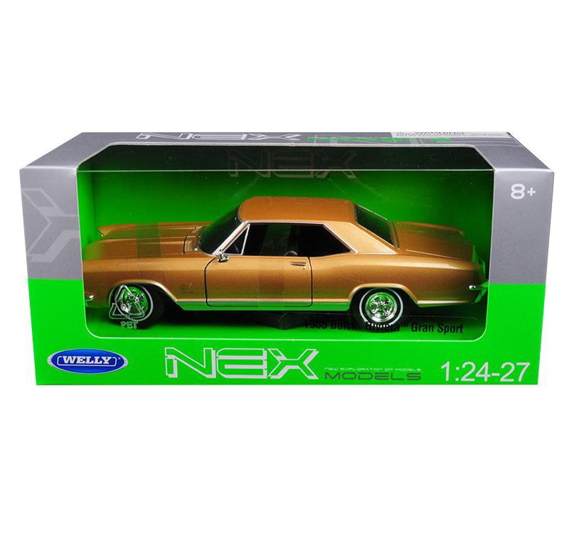1965 Buick Riviera Gran Sport Gold 1/24-1/27 Diecast Model Car by Welly