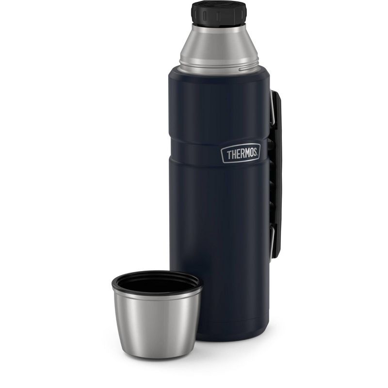 Thermos 40oz Stainless King Beverage Bottle - Midnight Blue