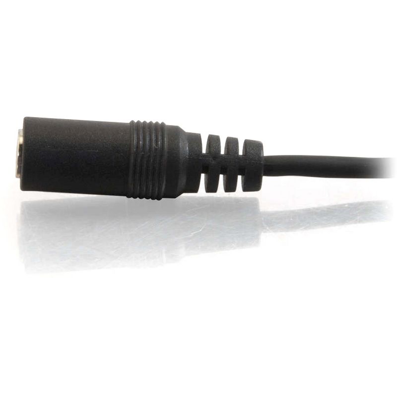 C2G 6ft 3.5mm M/F Stereo Audio Extension Cable - Mini-phone Male - Mini-phone Female Audio - 6ft - Black