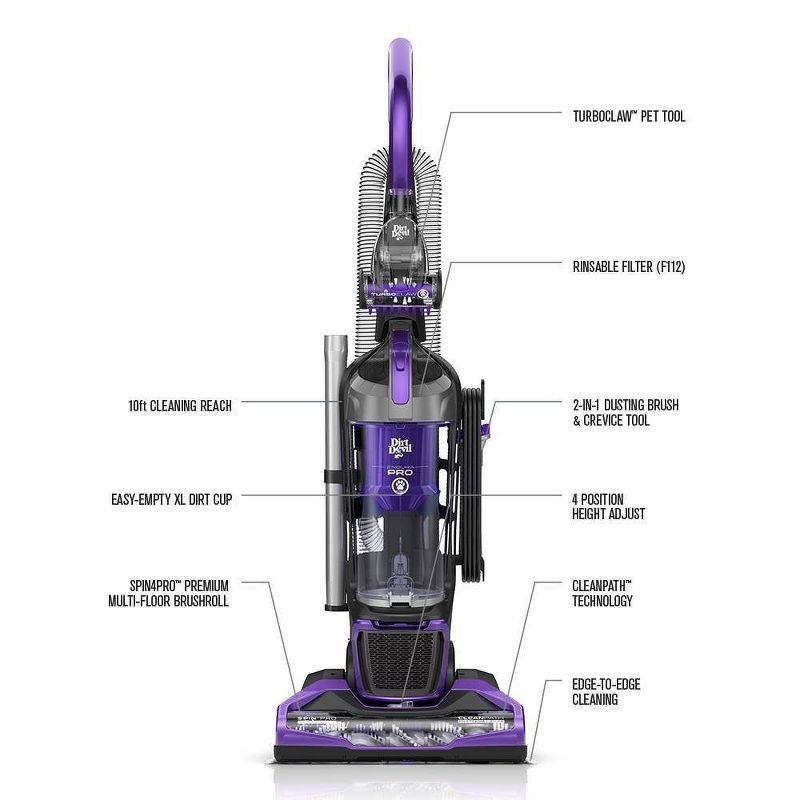 BLACK+DECKER Lightweight Compact Upright Vacuum - BDLCE101