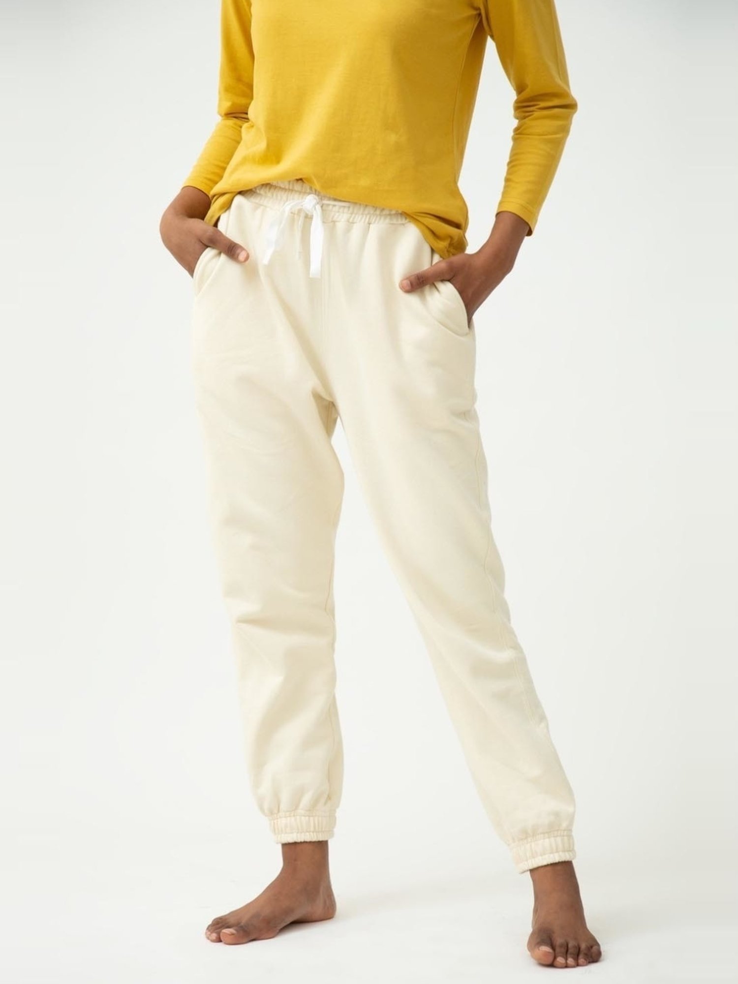 Saltpetre Flow Jogger Pants - Ecru