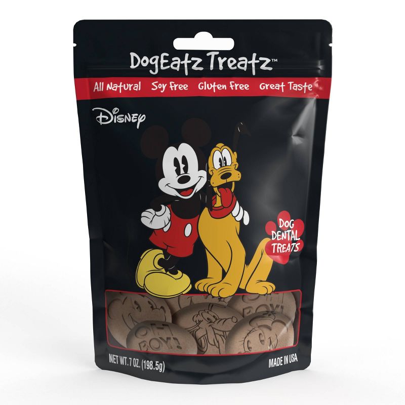 Team Treatz Chicken Disney Mickey and Pluto Dog Dental Dog Treat -  7oz