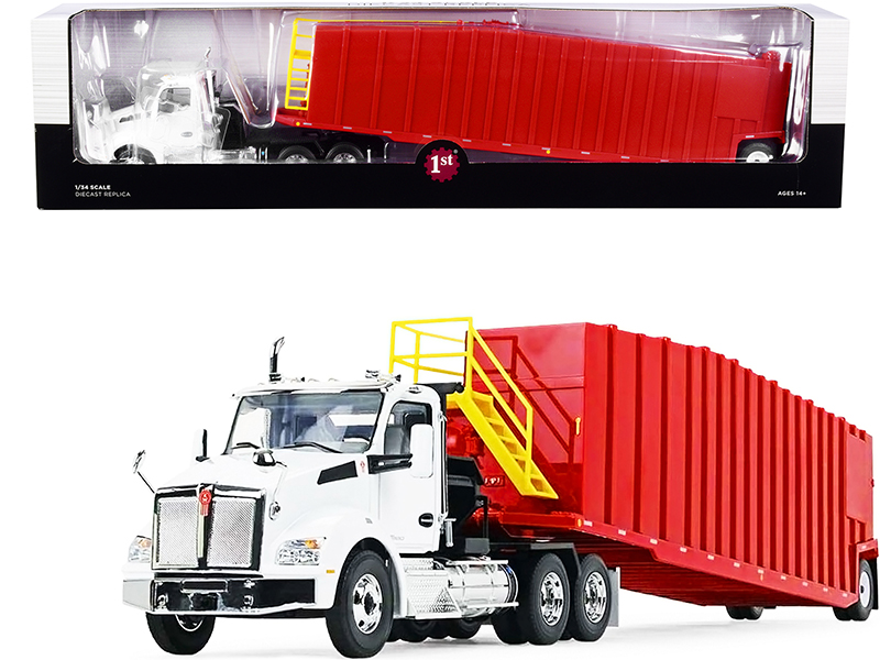 Kenworth W900 Truck Tractor Black 1/32 Diecast Model by New Ray