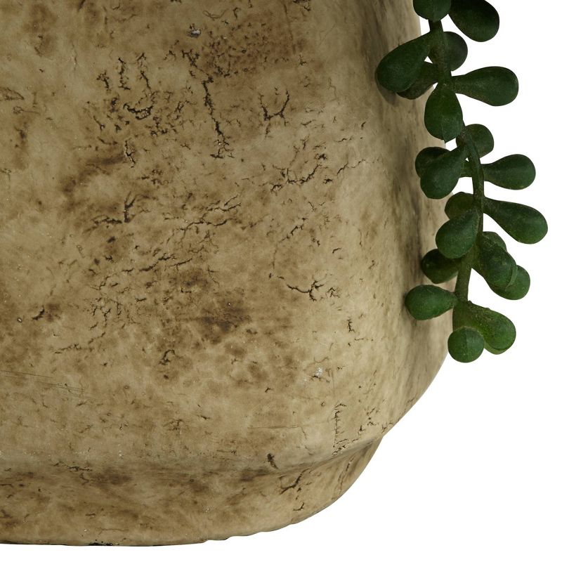 Dahlia Studios Green Cymbidium Orchid 21 1/2" High Faux Flowers in Pot