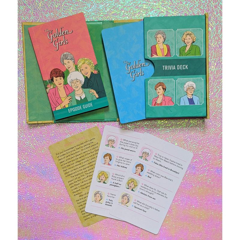 RP Studio The Golden Girls Trivia Card Deck and Episode Guide