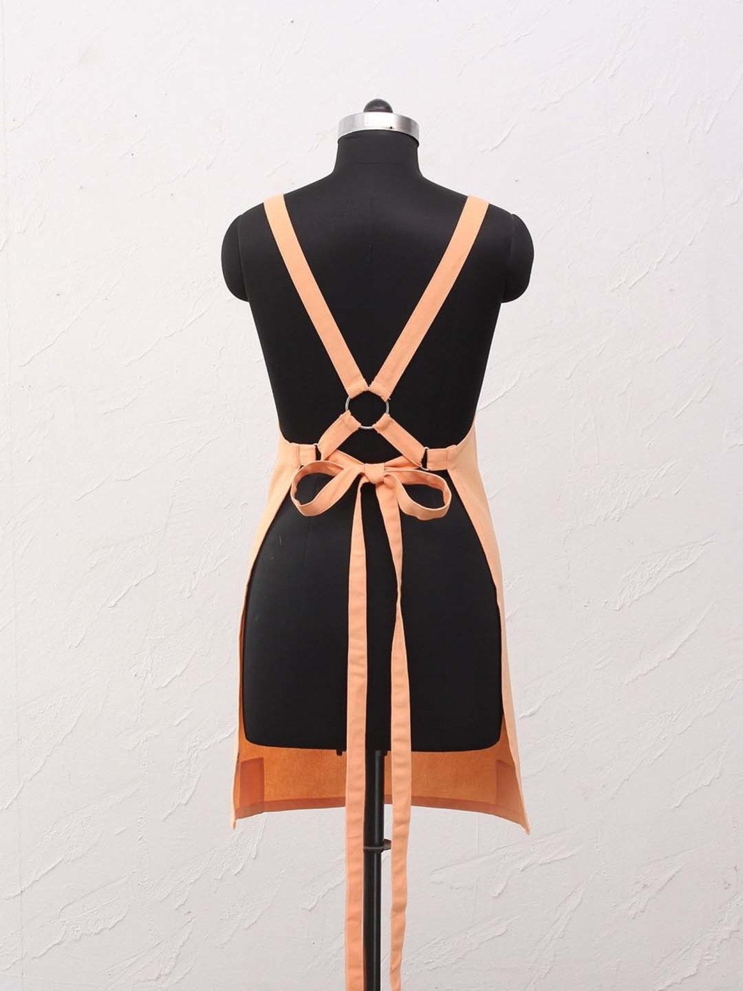 House This Orange Cotton Apron