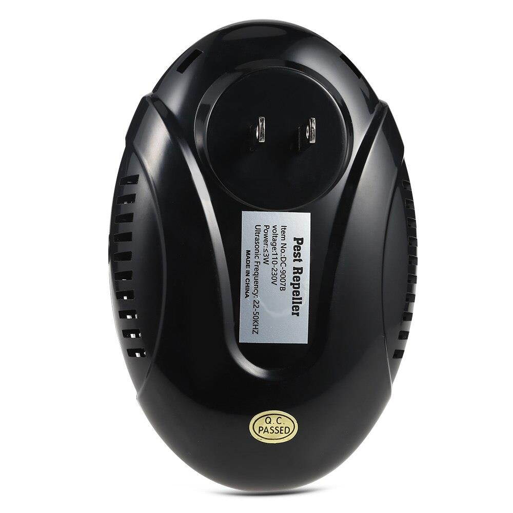 Electronic Ultrasonic Mouse Pest Repeller Plug-in Type Repellent to Mouse Cockroach Mosquito US Plug with Adapter