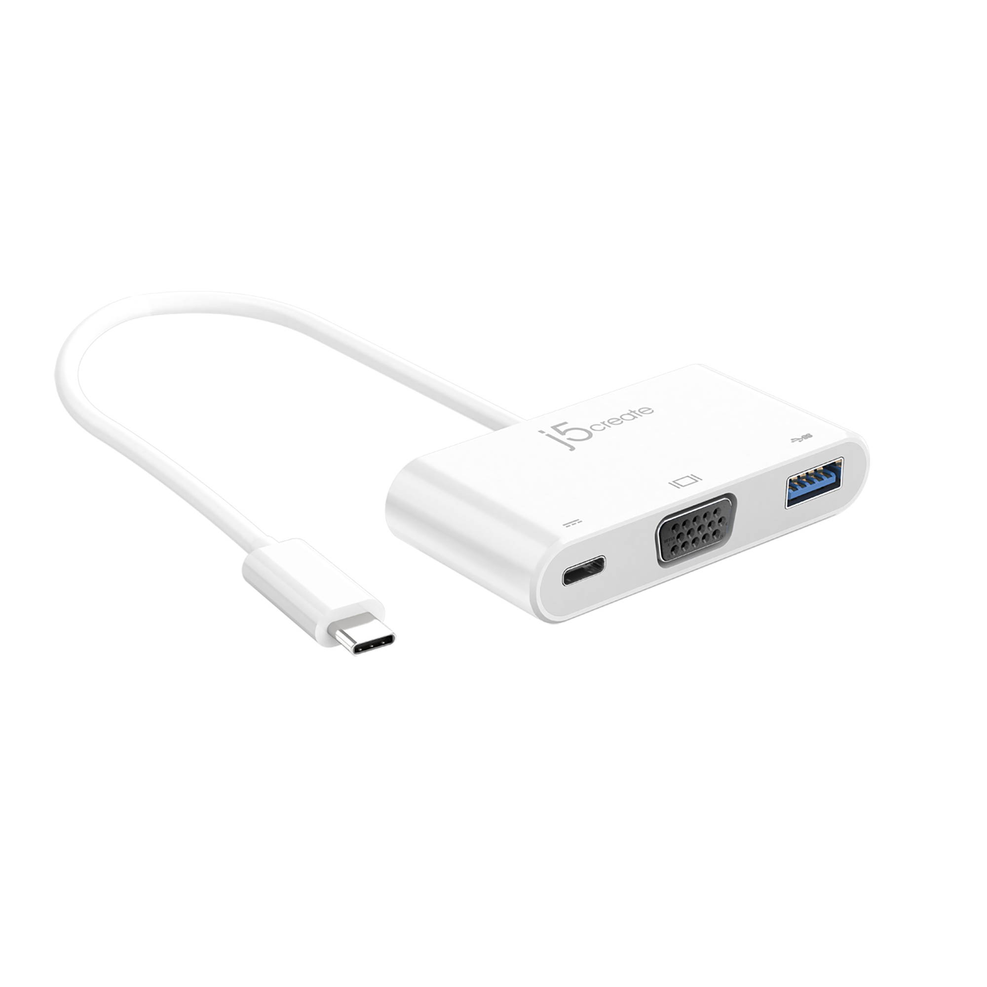 j5create USB Type-C to VGA & USB 3.0 with Power Delivery
