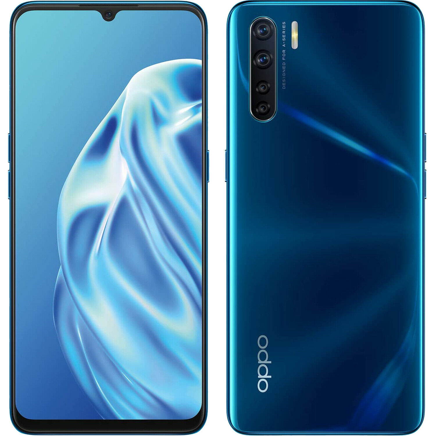 Oppo A91 Dual-SIM 128GB ROM + 8GB RAM (GSM Only | No CDMA) Factory Unlocked 4G/LTE Smartphone (Black) - International Version