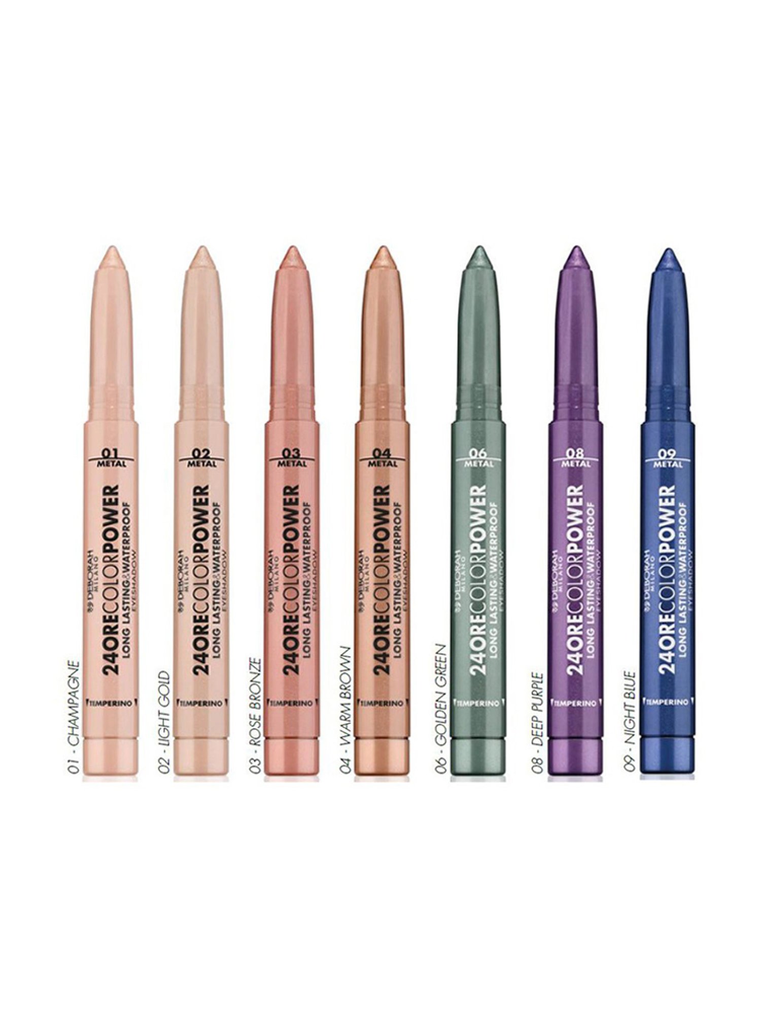 Deborah Milano 24 Ore Color Power Long Lasting & Waterproof Eyeshadow 03 Rose Bronze - 1.4 gm