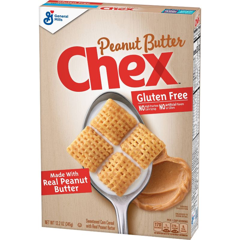Chex Peanut Butter Gluten-Free Breakfast Cereal - 12.2oz - General Mills