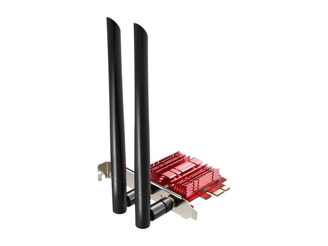 EDUP WiFi 6 Card AX 3000Mbps PCIe Network Card AX200 802.11AX 2.4Ghz/5.8Ghz with Bluetooth 5.0 & Heat Sink Wireless PCI Express Wi-Fi Adapters Dual Band Antenna for Windows 10 64-bit, EP-AC9636GS