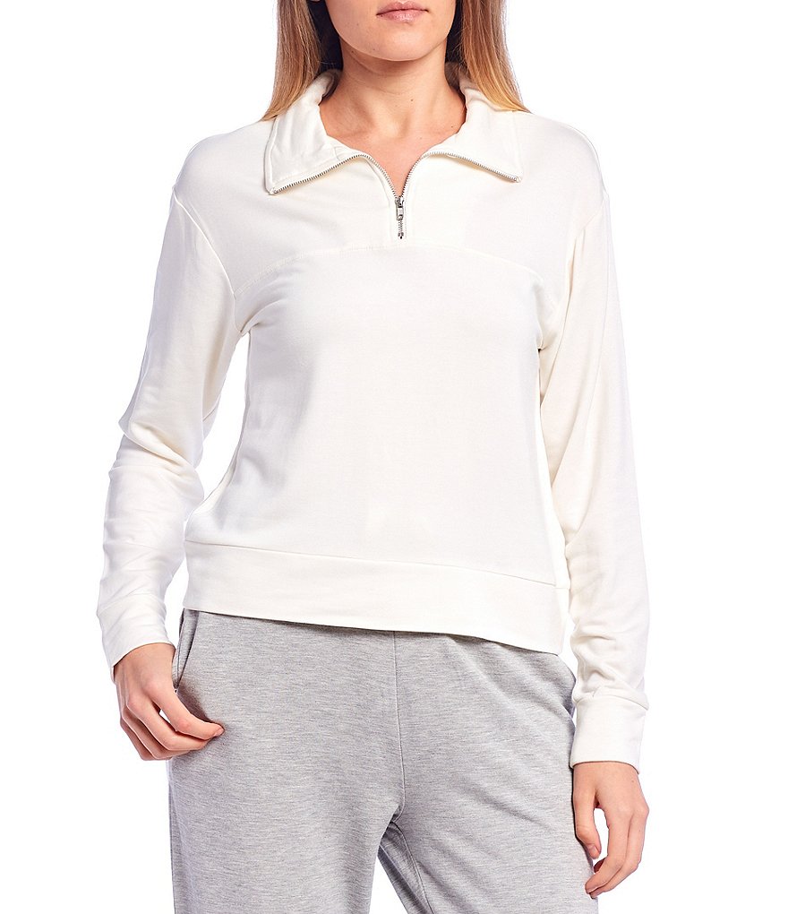 Coco + Jaimeson Coordinating Off-The-Shoulder French Terry Top