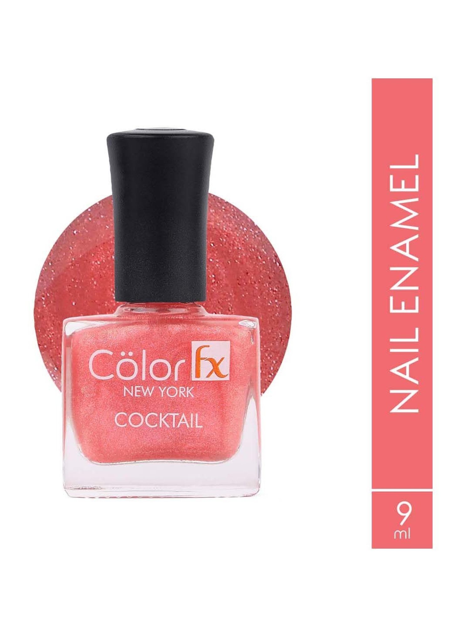Color Fx Glossy, Nail Enamel, Pink - 9 ml
