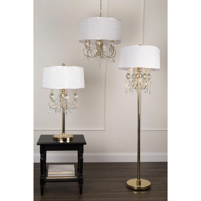 OK Lighting 32.5"H Aurora Table Lamp