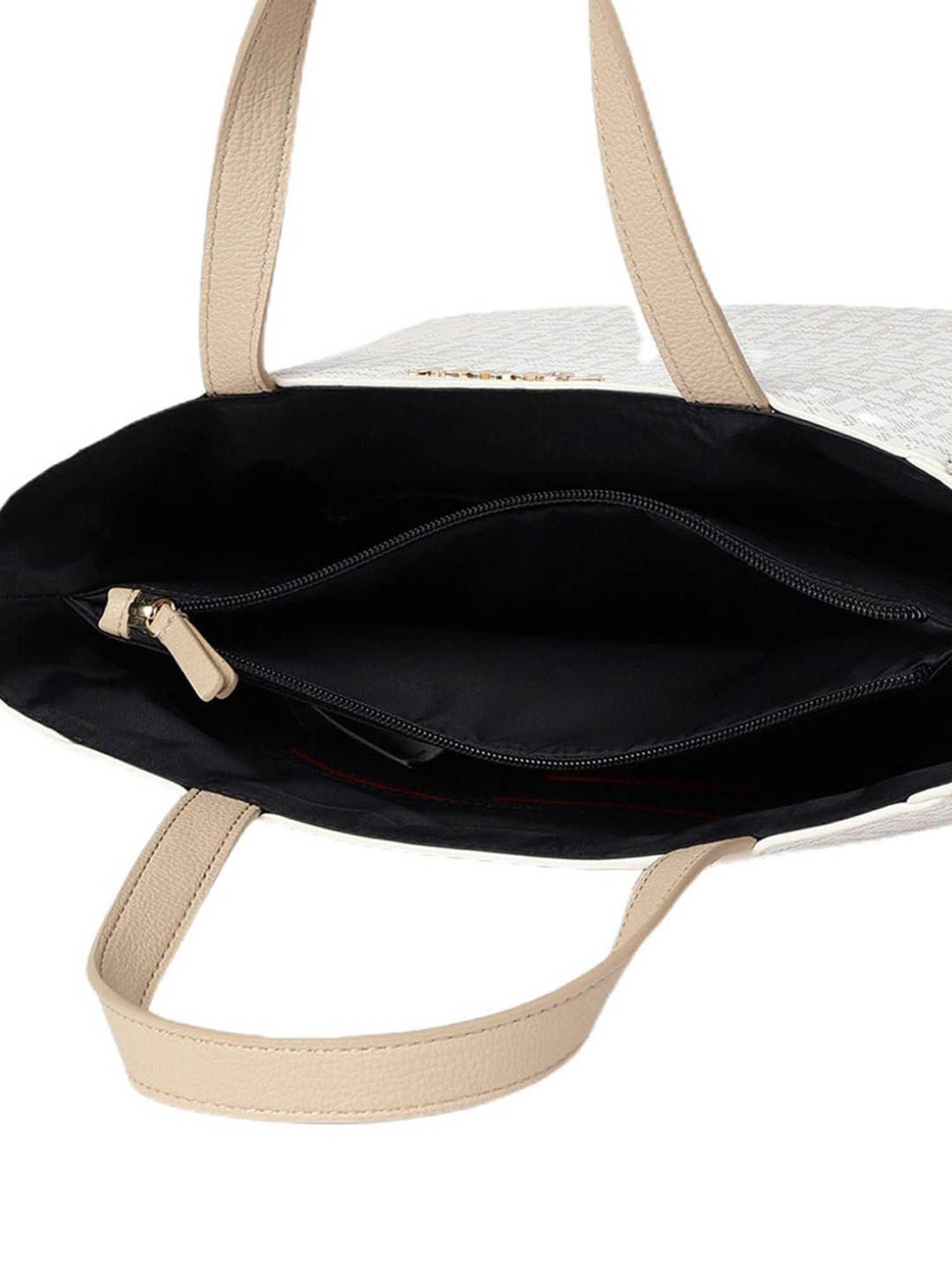 TOMMY HILFIGER Beige KIARA II Logo Bowler Bag