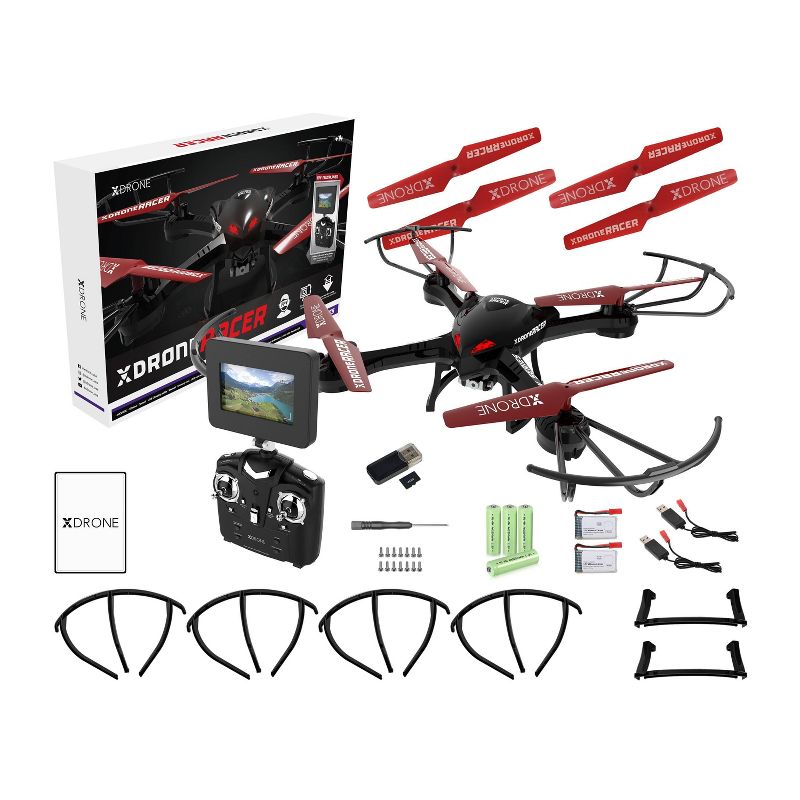 WebRC XDrone HD Racer Drone - Black