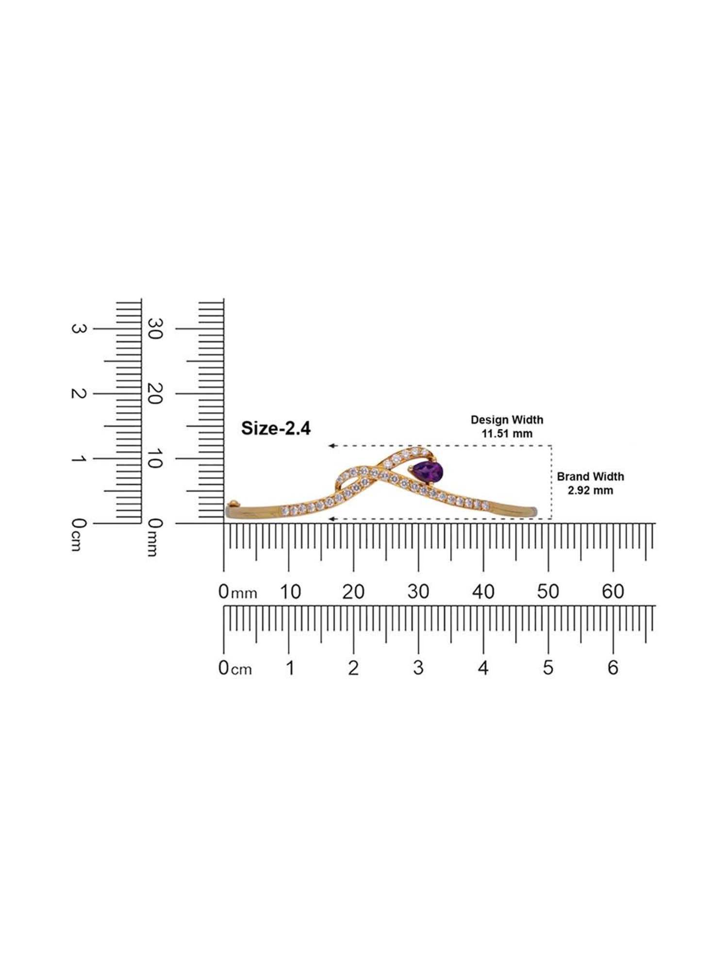 CKC Chic Pre-Loved Diamond Bangle with Unique Odd Design