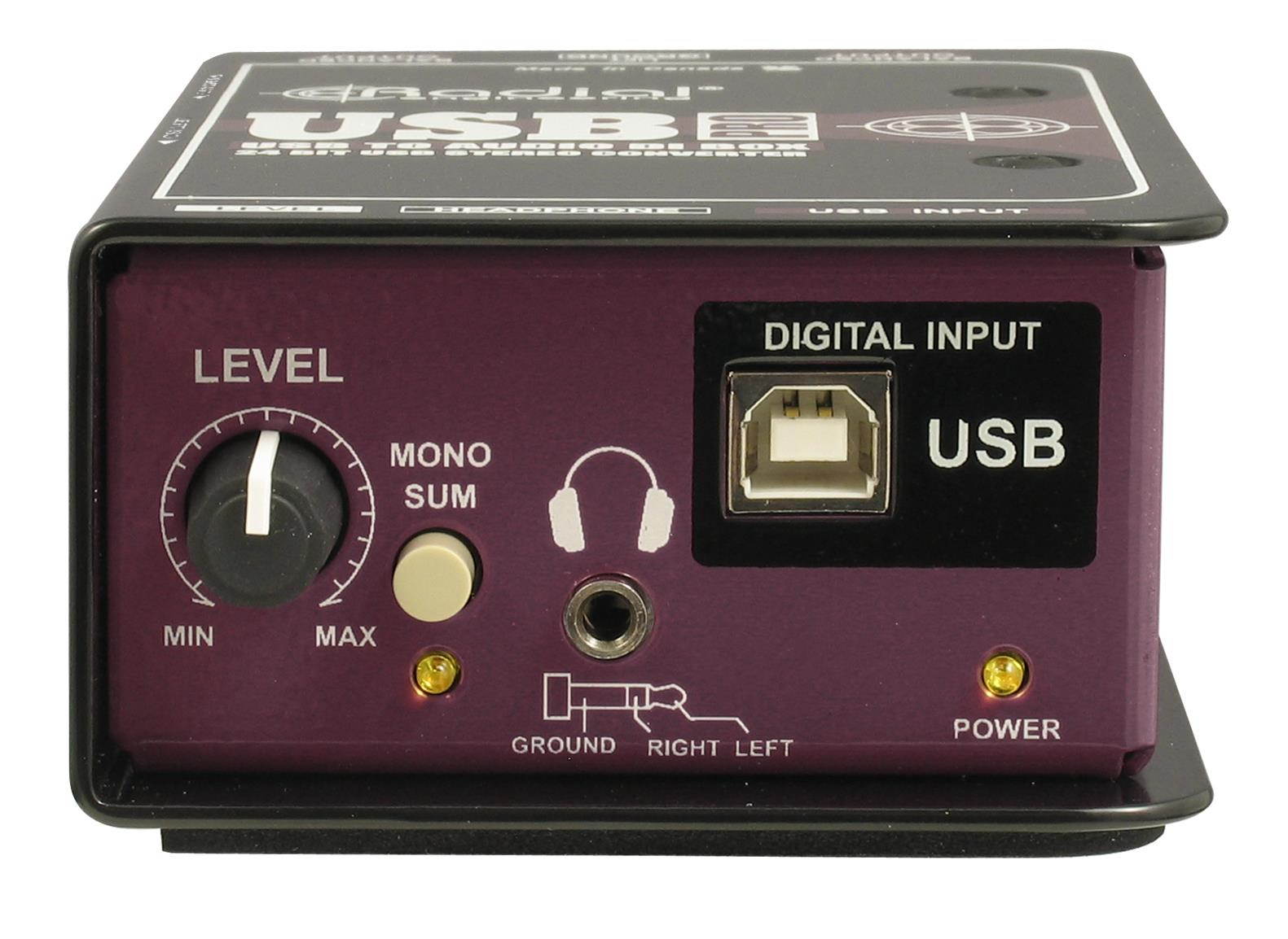 Radial USB-Pro Stereo USB Laptop DI