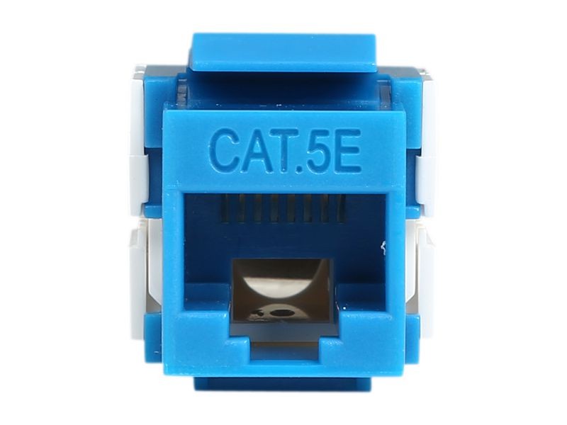 Micro Connectors CAT5 RJ45 Coupler F-F Straight