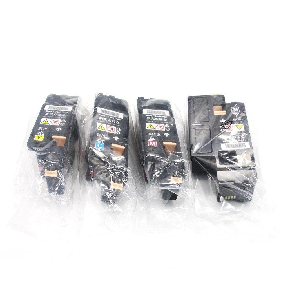 CMYK 4Packs High Yield Toner cartridges 1Set Replacement for DELL E525W (1 BLACK, 1 CYAN, 1 YELLOW, 1 MAGENTA)