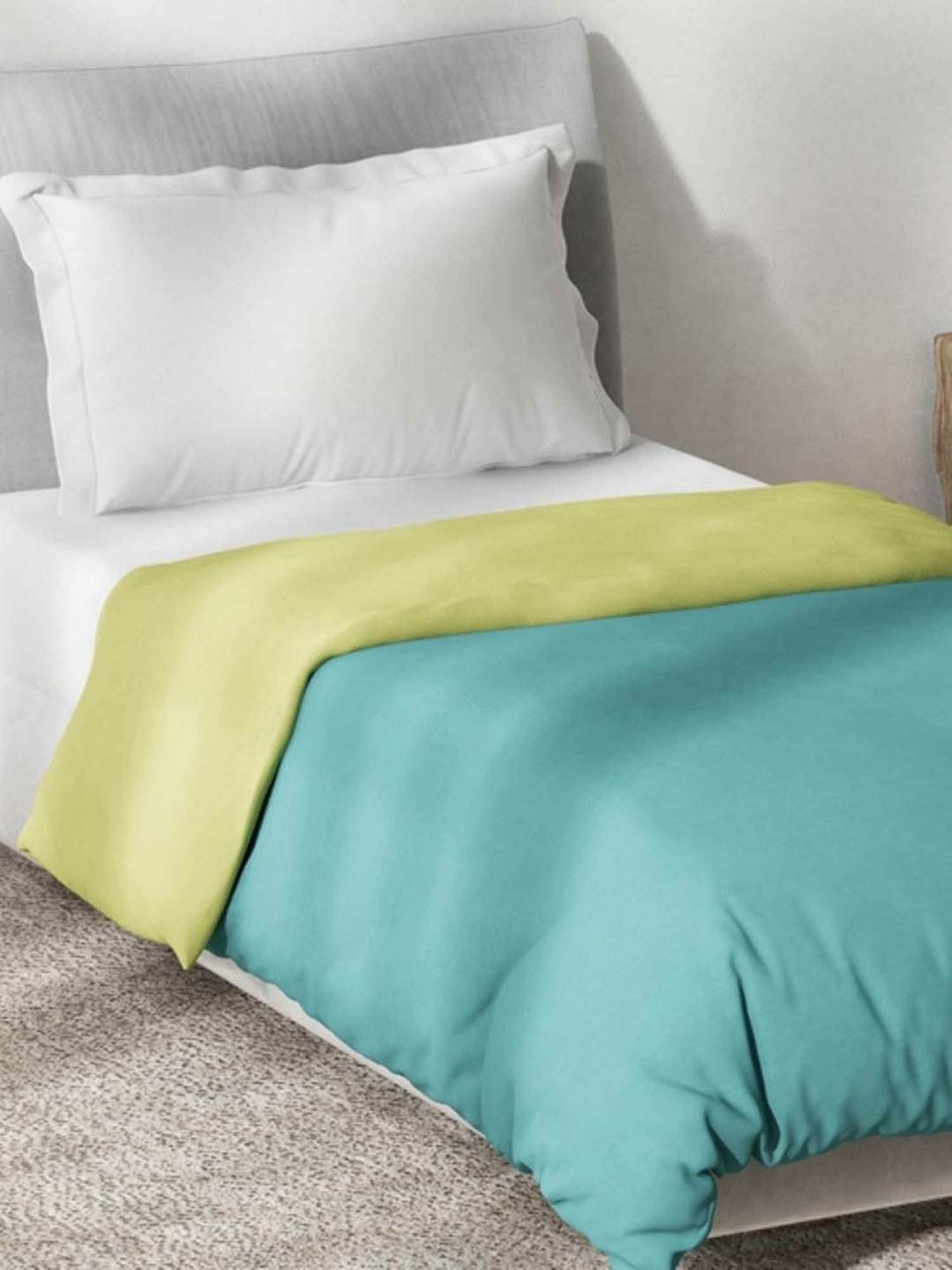 DDecor Turquoise 150 TC Cotton Single Quilt