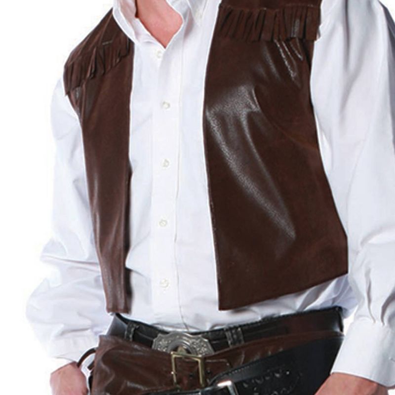 Adult Vest and Chaps Set Halloween Costume One Size