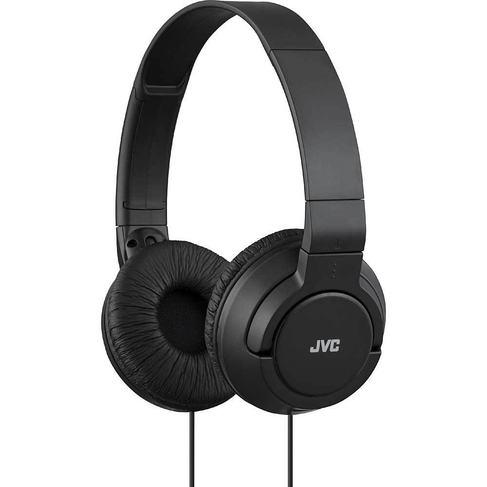 JVC HAS180B The Amazing On-Ear Headphones, Black