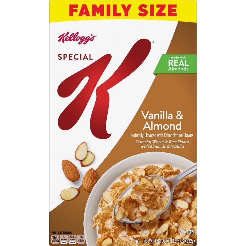 Special K Vanilla Almond Breakfast Cereal - 18.8oz - Kellogg's