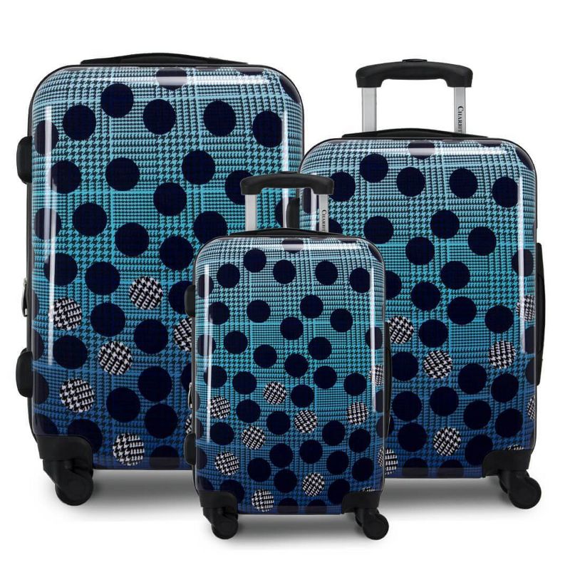 Chariot Travelware CHJ-918 3pc Luggage Set - Ombre Navy