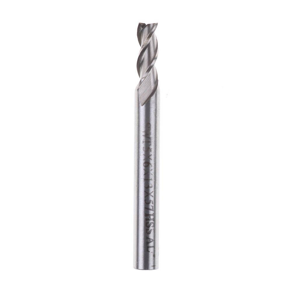End Mill Cutter CNC Bit Extra Long 6mm 3 Flute HSS & Aluminium End Mill Cutter Extended Milling Router Bit Cutters Whosesale