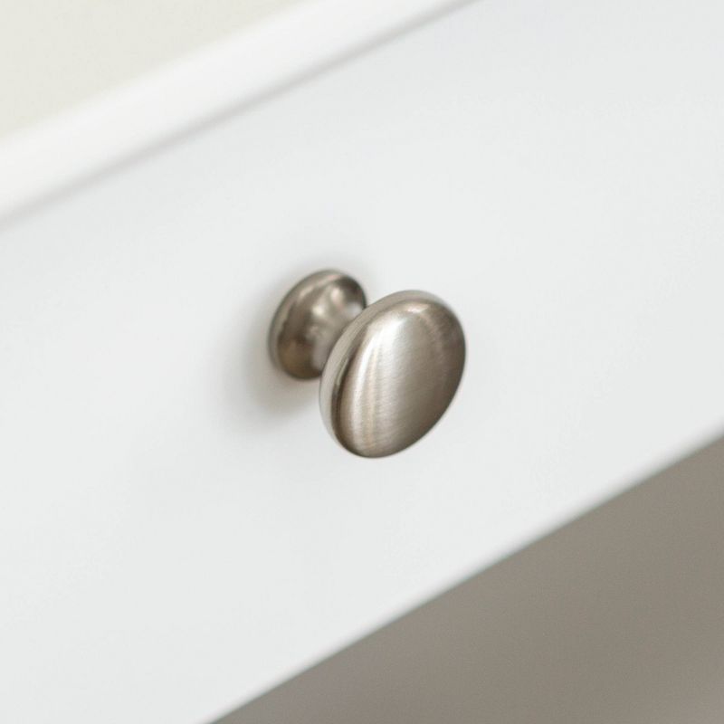 Home Office Deluxe Storage Computer Desk - White Wood - Saracina Home