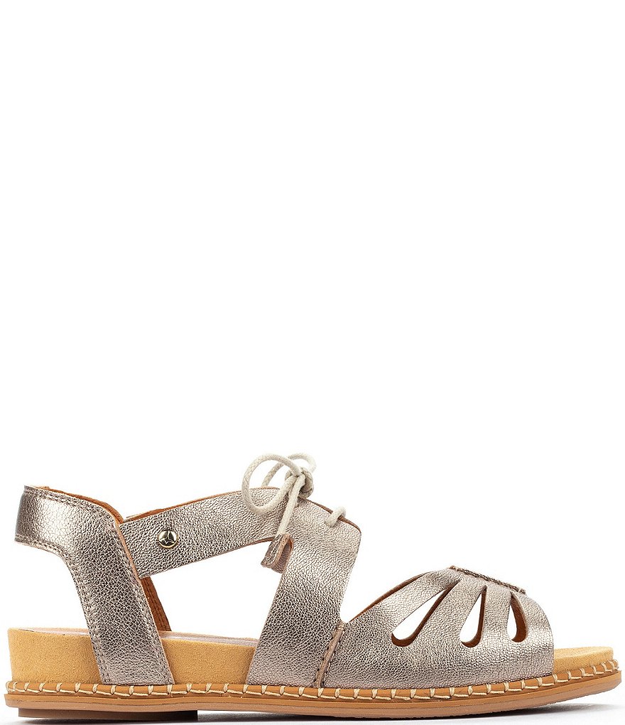 Pikolinos Marazul W3F Leather Wedge Sandals