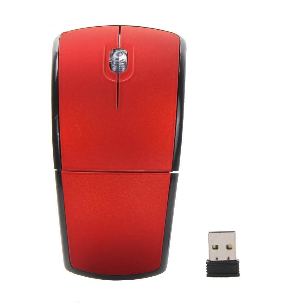 Foldable 2.4GHz Wireless Mouse mouse for the PC computer mouse Foldable Folding Mouse/Mice + USB 2.0 Receiver for PC Laptop