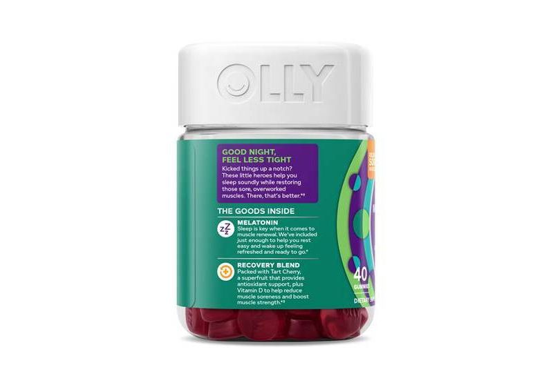OLLY Muscle Recovery Sleep Gummies - Berry - 40ct