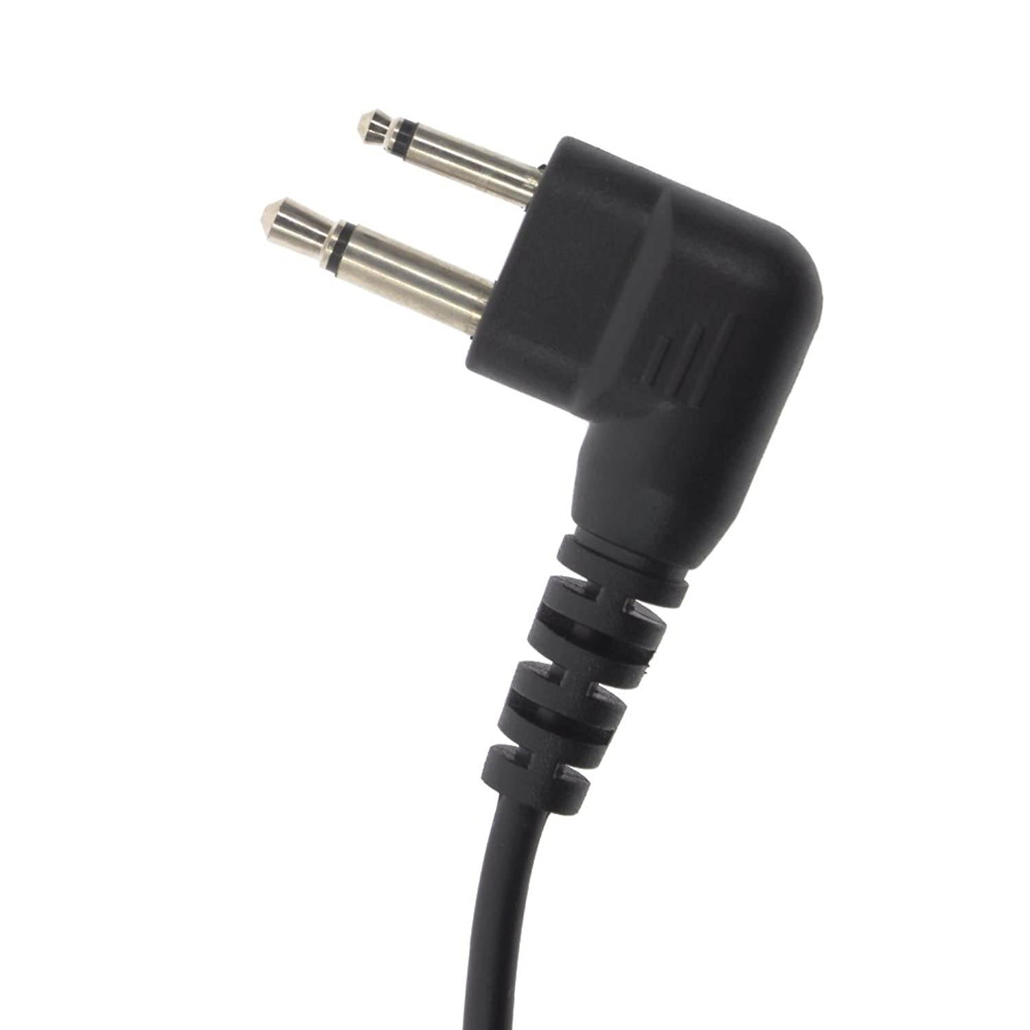 Aoer 5 Pack Covert Acoustic Tube Earpiece 2 PIN for Motorola Radio