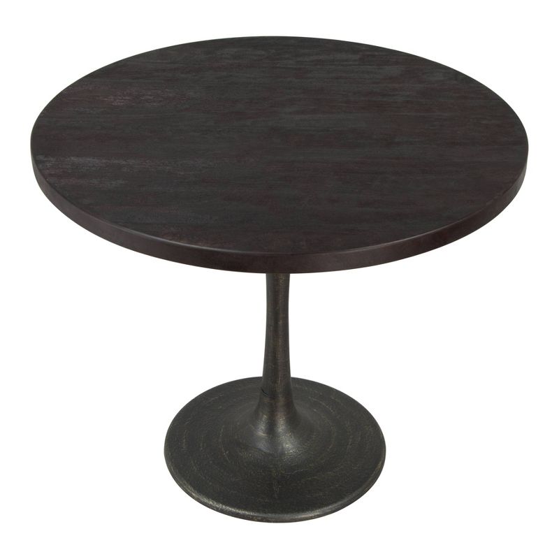 36" Merritt Dining Table Black - ZM Home