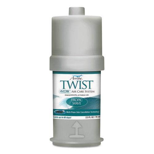 San Jamar Arriba Twist Fragrances Tropic Wave 2.5 oz Cartridge 6/Box RW107801228