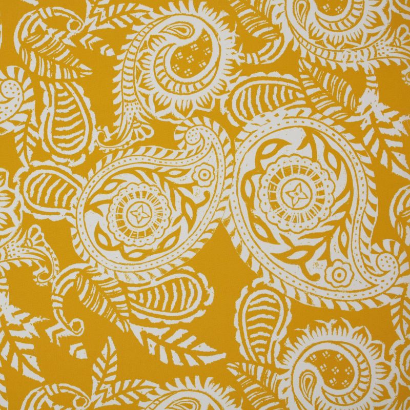 Outdoor/Indoor Addie Egg Yolk Squared Corners Chair Cushion - Pillow Perfect