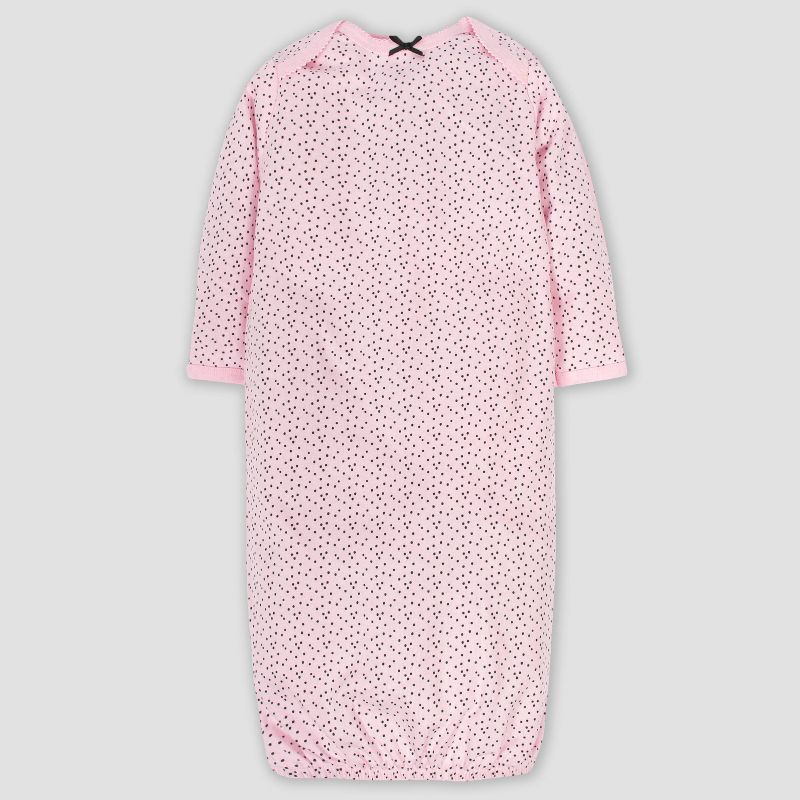 Gerber Baby Girls' 4pk Bunny Nightgown - Pink