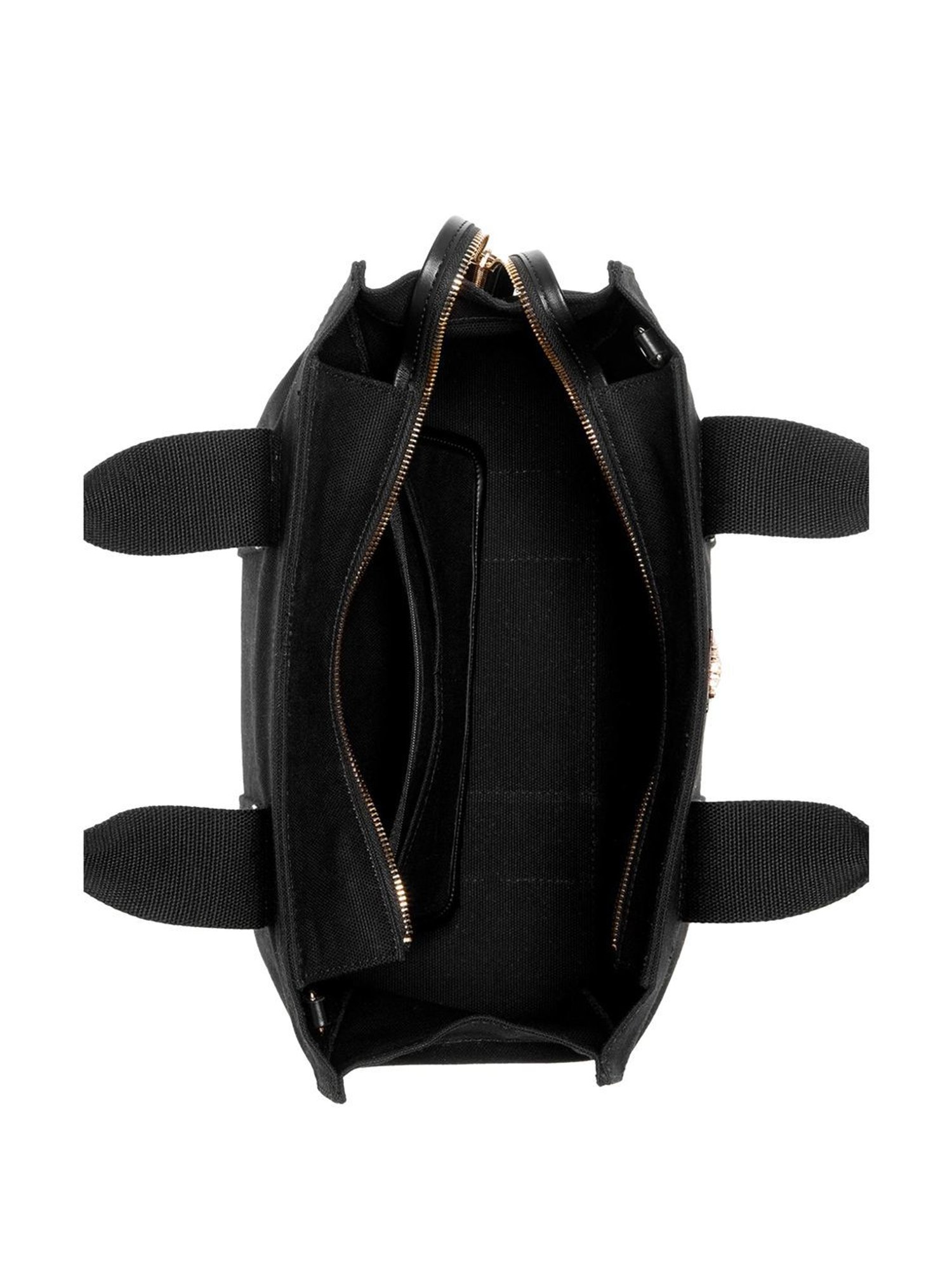 Guess Black Textured Tote Handbag