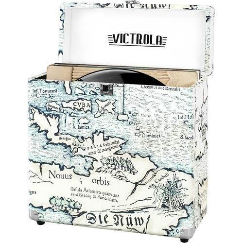 Victrola - Storage Case for Vinyl Turntable Records - Map