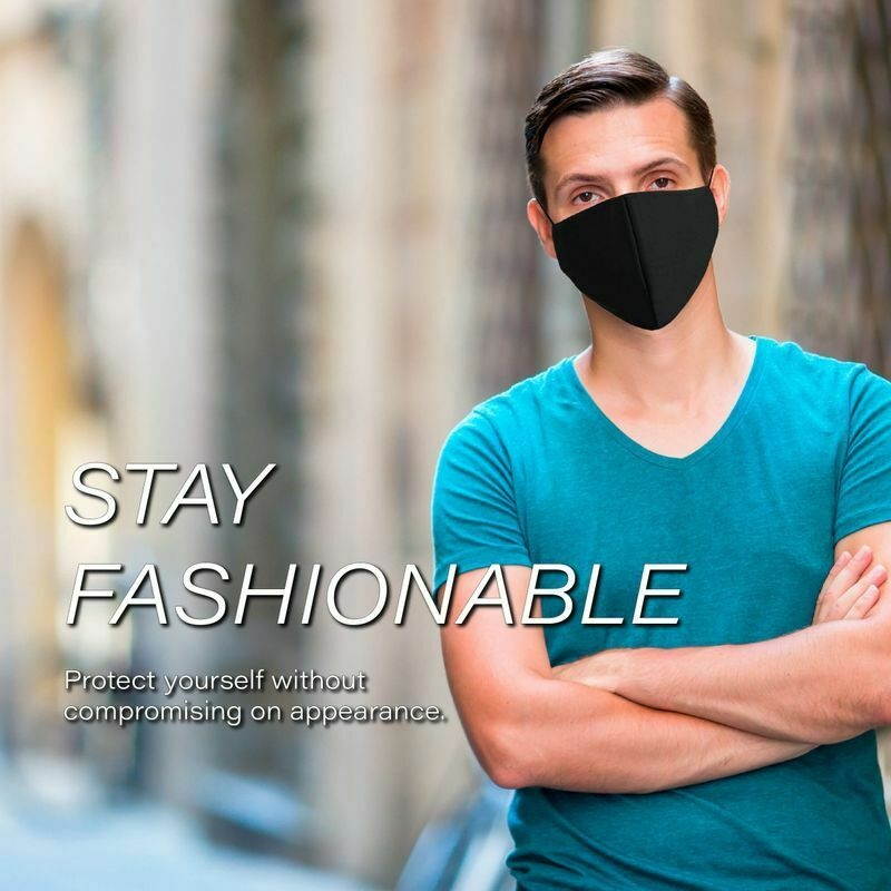 Large Cloth Face Mask Washable Cotton Reusable Fashion Mouth Cover Men Women USA