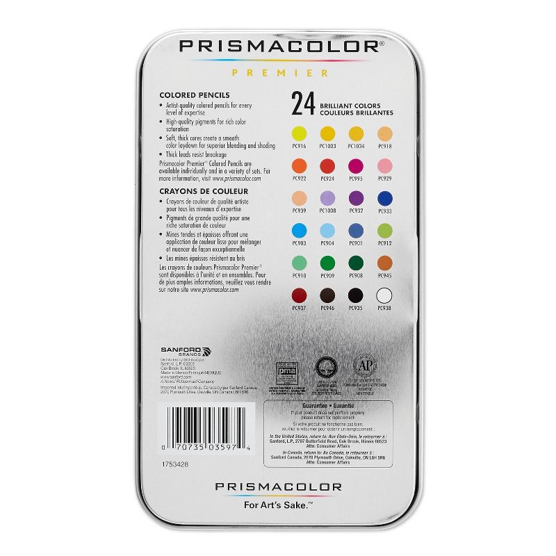 Prismacolor Premier 24ct Colored Pencils